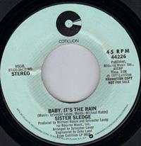 BABY IT'S THE RAIN / MONO VERSION - PROMO